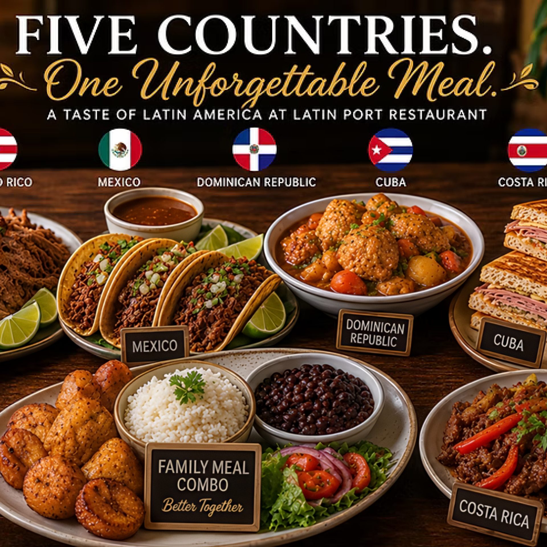 How to Experience Five Latin American Countries in One Meal at Latin Port Restaurant