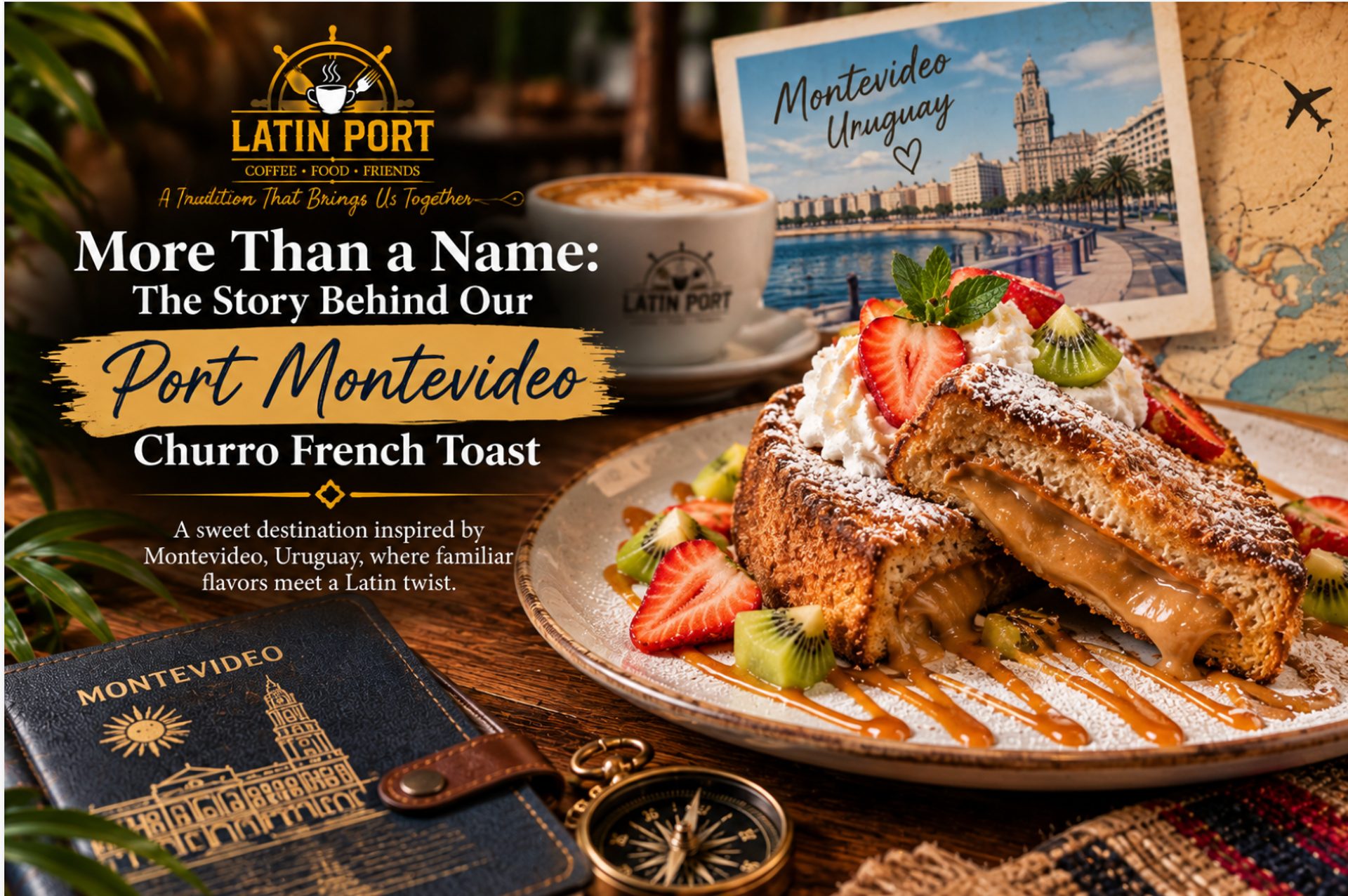 More Than a Name: The Story Behind Our Port Montevideo – Churro French Toast