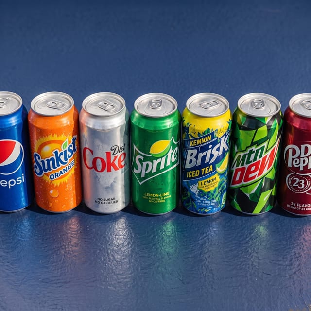 Soda Cans.