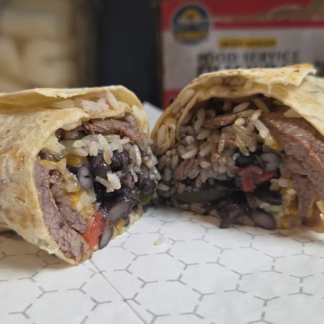 Carne Asada Steak Burrito.