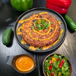 Port Barcelona - Tortilla Española Tortilla with Roasted Pepper Aioli