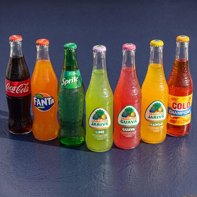 Soda Glass Bottle.