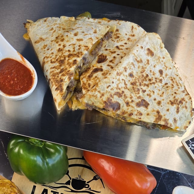 Tinga Chicken Quesadillas.