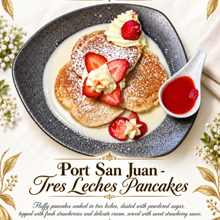Port San Juan - Tres Leches Pancakes