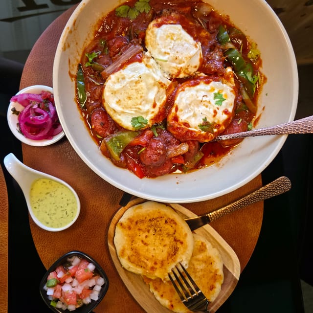 Port Cartagena - Ranchero Eggs Brunch.