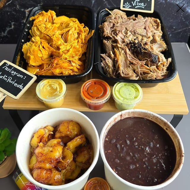 Combo Meal 2 Meats with 2 Sides & Rice.