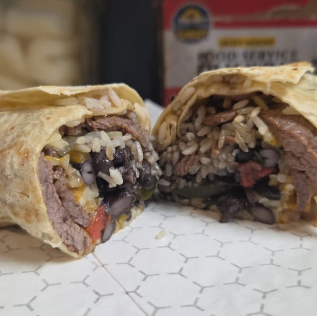 Carne Asada Steak Burrito.