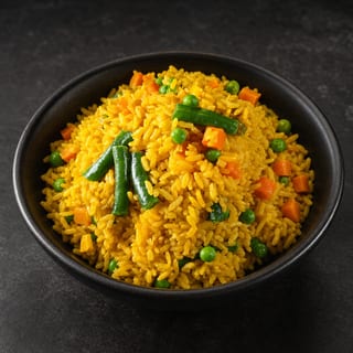 Yellow Rice With Veggies